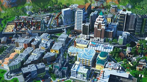 Скриншот 2 — Города с жителями в майнкрафте