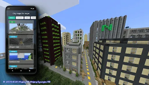 Скриншот 6 — Карты города для mcpe