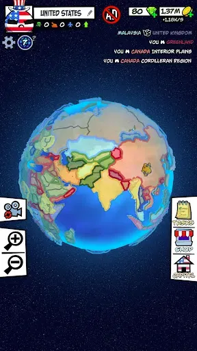 Скриншот 1 — Country Balls: World Battle