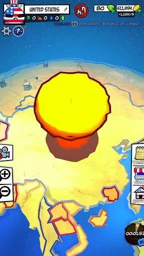 Скриншот 3 — Country Balls: World Battle