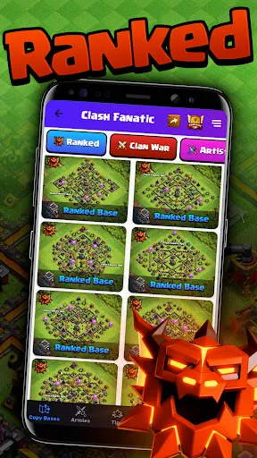 Скриншот 4 — Fanatic App for Clash of Clans