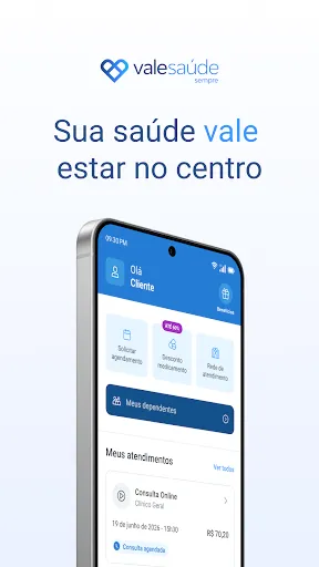 Скриншот 1 — Vale Saúde Sempre