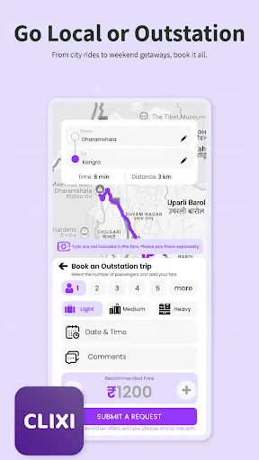 Скриншот 4 — Clixi – Book Rides & Set Fare
