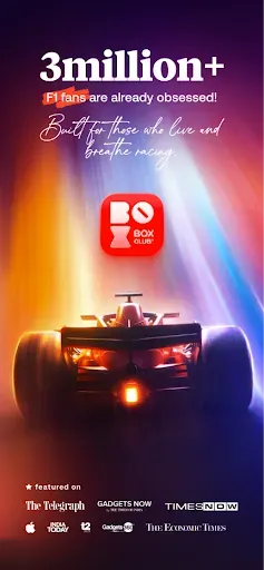 Скриншот 1 — Box Box Club: Formula Widgets