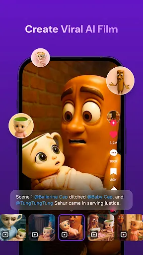 Скриншот 3 — Zeemo: AI Video&Auto Captions