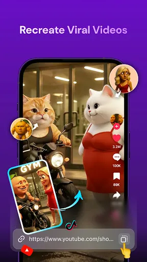 Скриншот 4 — Zeemo: AI Video&Auto Captions