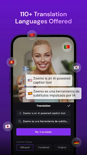 Скриншот 6 — Zeemo: AI Video&Auto Captions