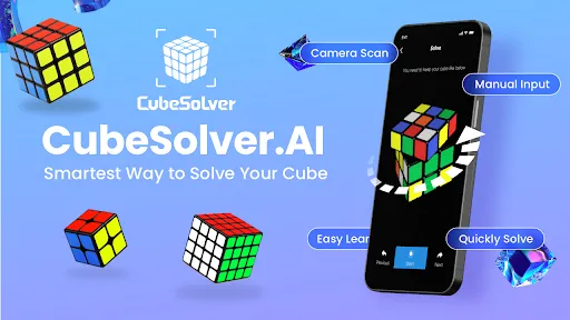 Скриншот 1 — CubeSolver AI - Magic Cube 3D