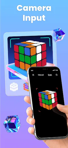 Скриншот 3 — CubeSolver AI - Magic Cube 3D