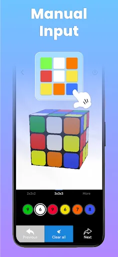 Скриншот 4 — CubeSolver AI - Magic Cube 3D