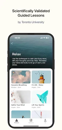 Скриншот 2 — Flowtime: Meditation & Relax
