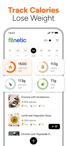 Скриншот 3 — AI Calorie Tracker - Fit AI