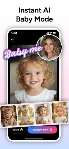 Скриншот 3 — AI Baby Generator - TinyFaces