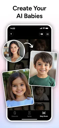 Скриншот 4 — AI Baby Generator - TinyFaces
