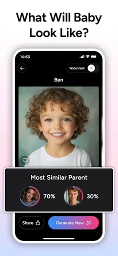 Скриншот 5 — AI Baby Generator - TinyFaces