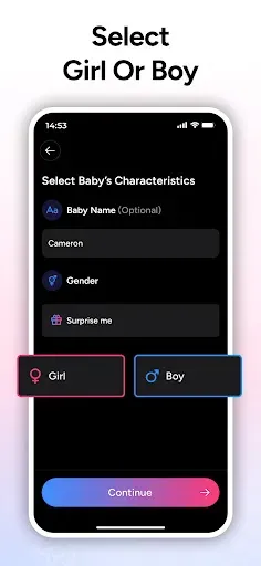 Скриншот 7 — AI Baby Generator - TinyFaces