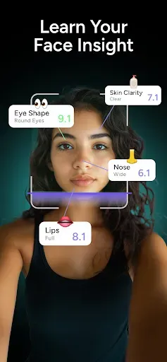 Скриншот 2 — FaceIQ - AI Face Analyzer