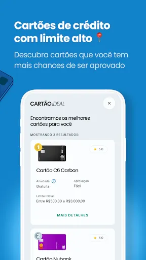 Скриншот 2 — Cartão de Crédito Ideal