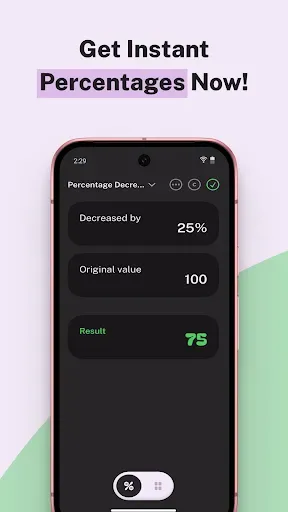 Скриншот 3 — Percento Percentage Calculator