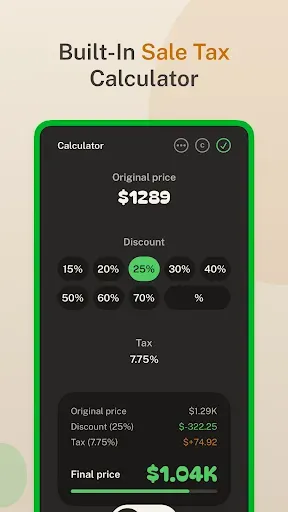 Скриншот 3 — PriceTag - Calculator