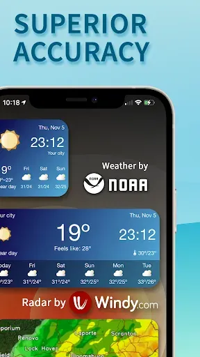 Скриншот 3 — NOAA Weather Widget - SkyFlip