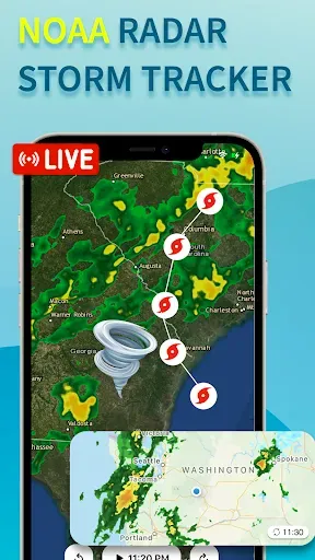 Скриншот 4 — NOAA Weather Widget - SkyFlip