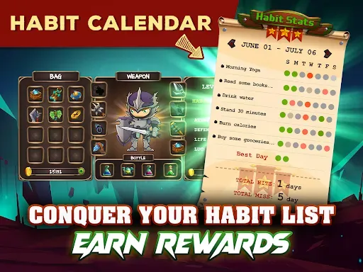 Скриншот 8 — Habit Hunter・RPG Habit Tracker