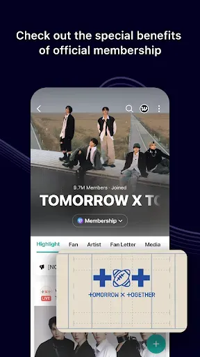 Скриншот 7 — Weverse: Connect with Artists