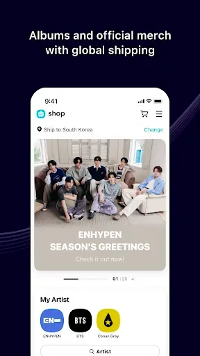 Скриншот 8 — Weverse: Connect with Artists