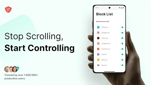 Скриншот 1 — BlockSite: Block Apps & Sites
