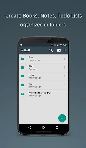 Скриншот 1 — Writer Plus (Write On the Go)