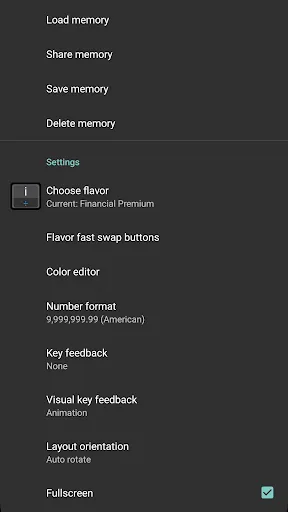 Скриншот 6 — Touch RPN Calculator
