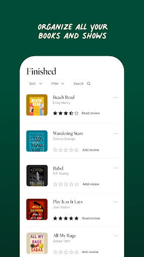 Скриншот 4 — Fable: Track & Discuss Books
