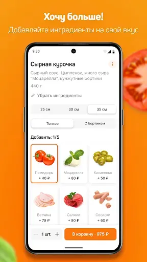 Скриншот 3 — PIZZA PROSTO / Пицца Просто