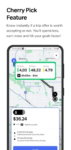 Скриншот 2 — GigU - Drive Smart, Earn More