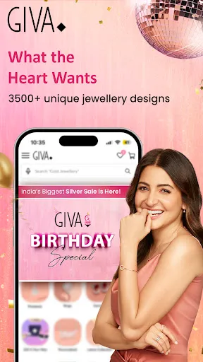 Скриншот 1 — GIVA: Silver & Gold Jewellery