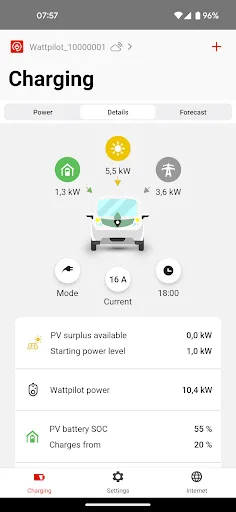 Скриншот 3 — Fronius Solar.wattpilot