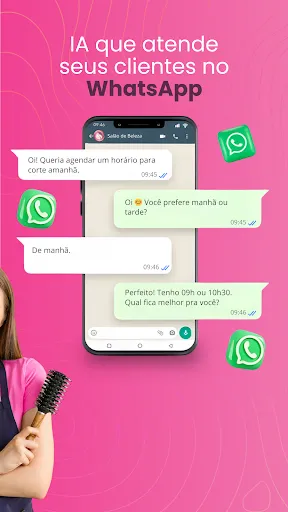 Скриншот 2 — HiBeauty IA: Agenda para Salão