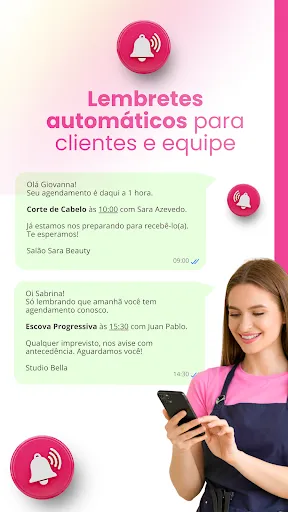 Скриншот 4 — HiBeauty IA: Agenda para Salão