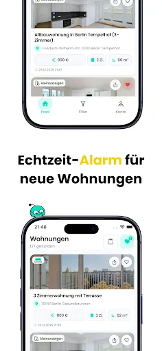 Скриншот 1 — Immobot. Wohnungen finden