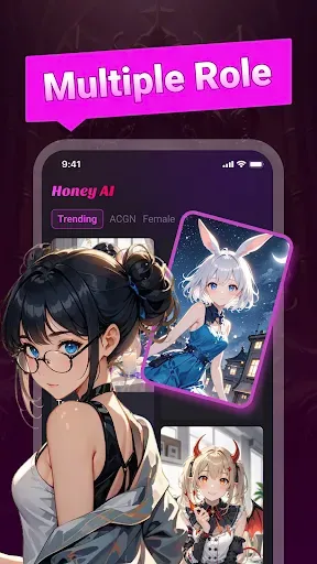 Скриншот 2 — Honey AI - Virtual companion