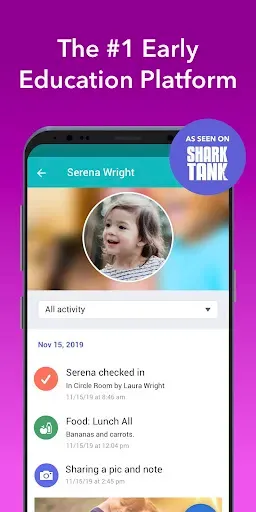 Скриншот 1 — brightwheel: Childcare App