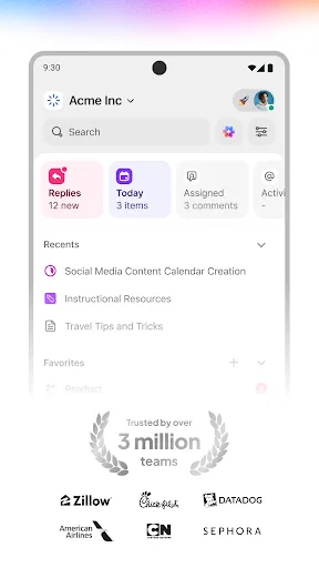 Скриншот 2 — ClickUp: Tasks, Chat, Docs, AI
