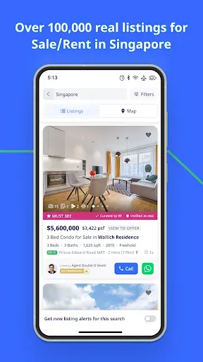 Скриншот 2 — 99.co SG: Buy/rent properties