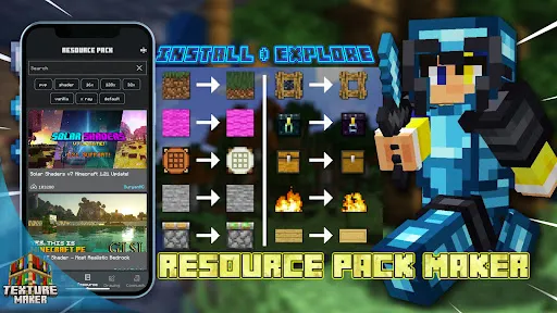 Скриншот 3 — Texture Maker for Minecraft PE