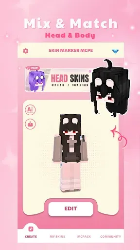 Скриншот 8 — Skin for Minecraft Skin Editor