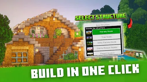 Скриншот 1 — House Builder for Minecraft PE