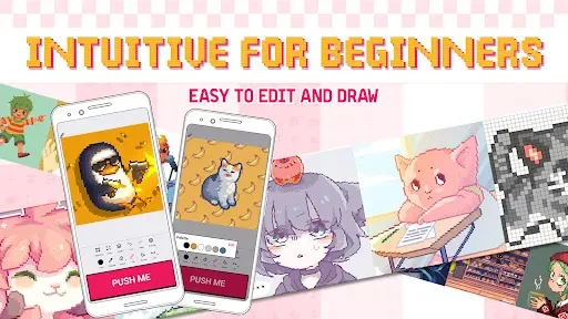 Скриншот 2 — Pixel Draw: Push for Pixel Art