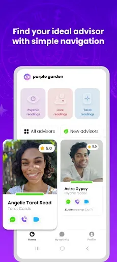 Скриншот 2 — Purple Garden Psychic Reading