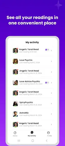 Скриншот 7 — Purple Garden Psychic Reading